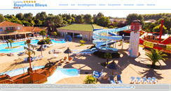 Desktop Screenshot of domaine-dauphins-bleus.fr